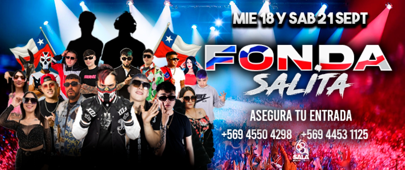 FONDA SALITA EN SALA 68 / 18 Y 21 DE SEPTIEMBRE