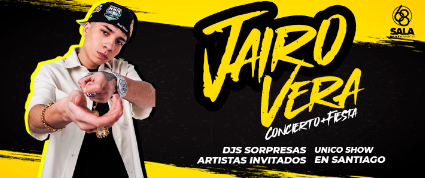 JAIRO VERA EN VIVO + FIESTA / SABADO 23 DE NOVIEMBRE