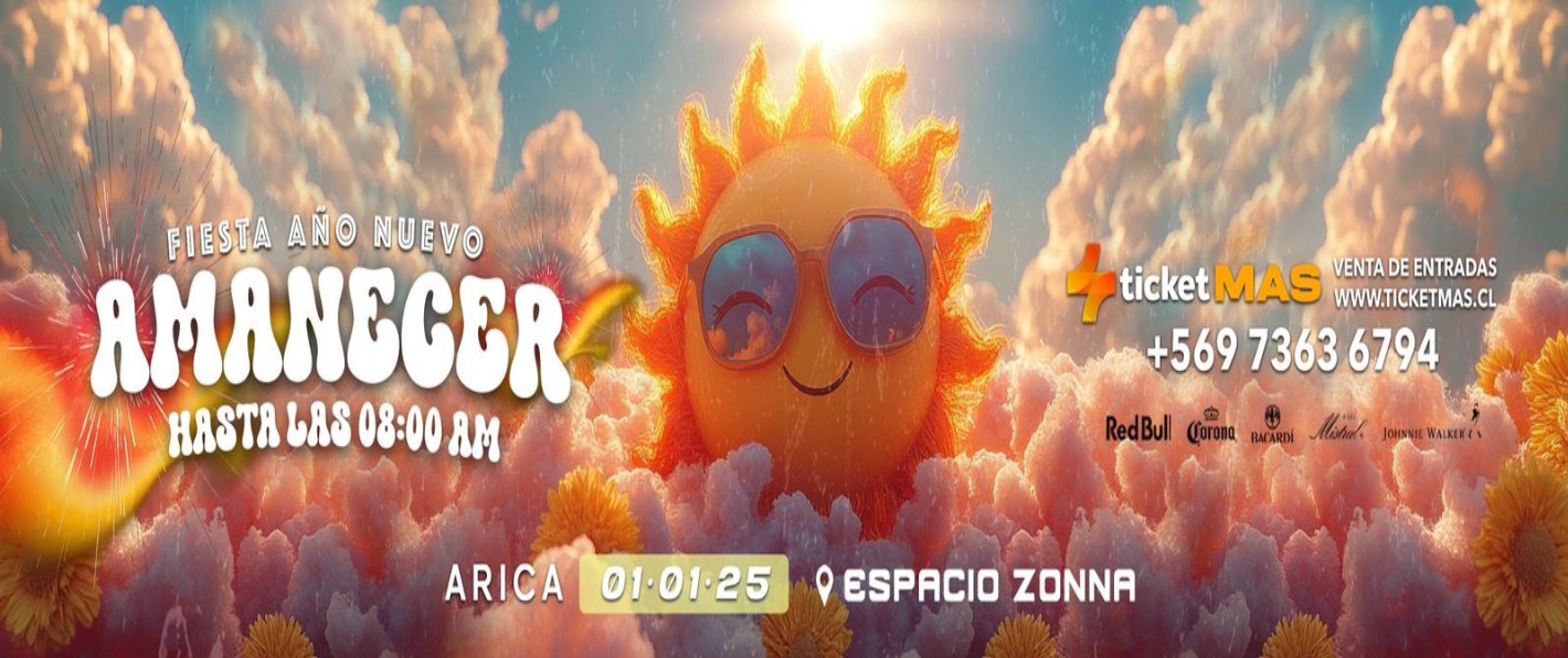 FIESTA AÑO NUEVO AMANECER / HASTA LAS 8AM